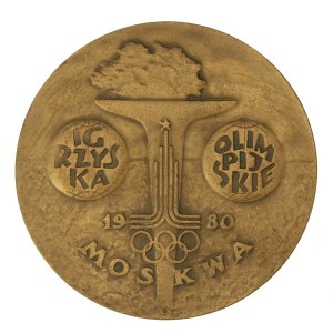 Medaille - Olympische Spiele Moskau 1980.