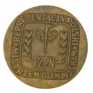 Medaille - Polnische Fußballnationalmannschaft Olympiasieger München 72