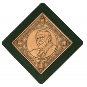 Johannes Paul II. der große Papst - Klipper, Kupfer, Münzzeichen