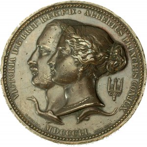 Medal Victoria -Albert, 1851. brąz