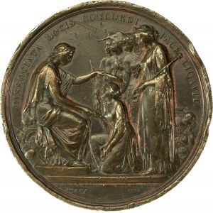 Victoria-Albert-Medaille, 1851. Bronze