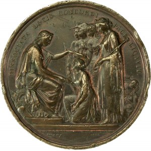 Medal Victoria -Albert, 1851. brąz