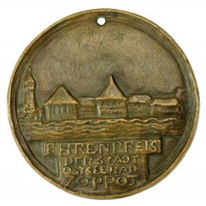 Medal - Ehrenpreis Zoppot, brąz, sygn. STC