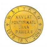 Medaillen - XXV Jahre des Pontifikats von Johannes Paul II. 4 Stk.