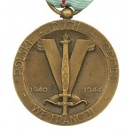 Gedenkmedaille der polnischen Widerstandsbewegung in Frankreich 1940 - 1944