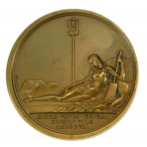 Medal - dotarcie wojsk napoleońskich do Wisły, 1807r