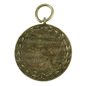 Medaille für Schießwettbewerb Lviv, 1930