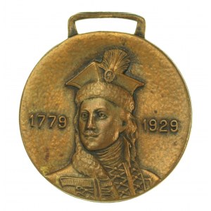 Gedenkmedaille anlässlich des 150. Todestages von Kasimir Pulawski