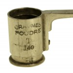 Two powder measures, 19th century