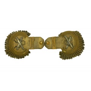 Pair of Prussian artillery officer's epaulettes