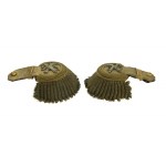 Pair of Prussian artillery officer's epaulettes