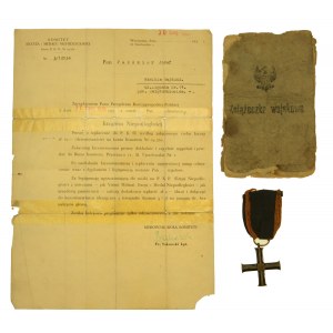 Cross of Independence and documents after a miner from Silesia.