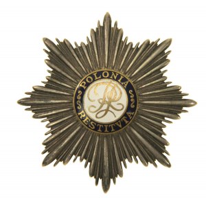 Stern des Ordens der Polonia Restituta 2. Klasse aus der Zeit der Zweiten Republik. Gontarczyk.