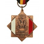 Battle of Warsaw 1920 commemorative decoration with miniature