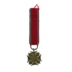 Second Republic, Silver Cross of Merit, miniature.