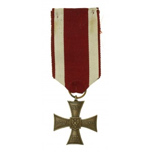 Krzyż Walecznych 1920. Rzadka odmiana.