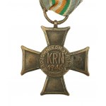 Śląski Krzyż Powstańczy z legitymacją nr 000535, 1947r