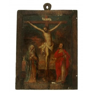 Crucifixion of Christ - Flemish school early 17th century.