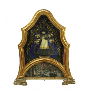 Box reliquary, Saint Nepomucene, 18th century