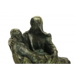 Pieta - Figur aus gebranntem Ton, 19. Jahrhundert