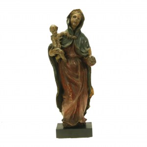 Mother of God with Jesus, wood, second half of 16th century
