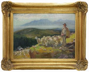 Michał STAŃKO (1901-1969), Wypas owiec
