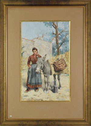 Hiacynt ALCHIMOWICZ (1841-1897), Mleczarka