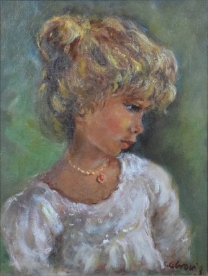Katarzyna LIBROWICZ (1912-1991), Portret kobiety z profilu