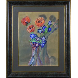 Adolf ŁUBIAŃSKI-INATOWICZ (1892-1971), Polne kwiaty w wazonie
