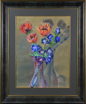 Adolf ŁUBIAŃSKI-INATOWICZ (1892-1971), Polne kwiaty w wazonie