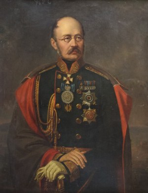 Jan Ksawery KANIEWSKI (1805-1867), Portret oficera carskiego