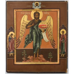Ikona - Jan Chrzciciel Prodromos - Anioł Pustyni