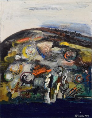 Andrzej Jan PIWARSKI (ur. 1938), Hugel in Farbe, 1974