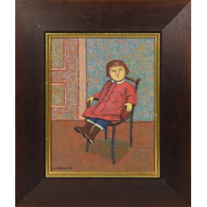 Lucyna PATALITA (ur. 1955), Dziewczynka na krzesełku, 2005