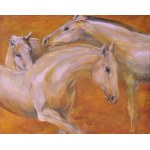 Anna BARTNICKA, White horses, 2021