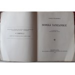 KOTARBIŃSKI Janusz - NOWELE TATRZAŃSKIE mit 5 Linolschnitten des Autors