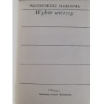 SLOBODNIK Wlodzimierz - SELECTED VERSES DEDICATION from the author.