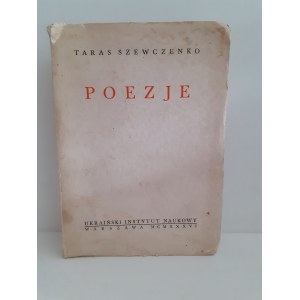 SHEVCHENKO Taras - POETIES, Wyd.1936