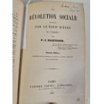 PROUDHON Pierre-Joseph - RESUME LA QUESTION SOCIALE BANQUE D'ECHANGE