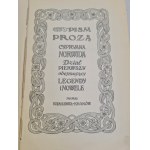 NORWID Cypryan - PISM ZEBRANYCH Volume E (Legends and novellas)