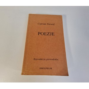 NORWID Cyprian - POETIES Reproduktion der Erstausgabe Leipzig 1863