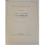 BYSTROŃ Jan St. - TYPY LUDOWE J.P. NORBLINA 27 TABLIC I 4 RYCINY W TEKŚCIE