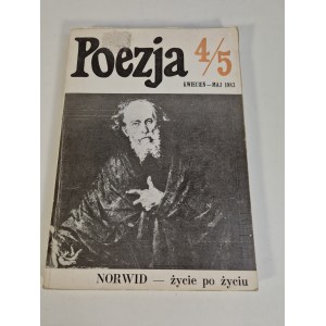 POEZJA KWIECIEŃ - MAJ 1983 - NORWID - ŻYCIE PO ŻYCIU