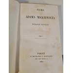 MICKIEWICZ Adam - PISMA Nowe wydanie zupełne Tom I-VI