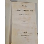 MICKIEWICZ Adam - PISMA New complete edition Volumes I-VI