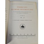 MALISZEWSKI OLSZEWICZ - PODRĘCZNY SŁOWNIK GEOGRAFICZNY Volume I-II