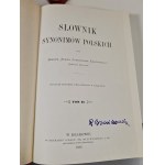 KRASIŃSKI A.S. - SŁOWNIK SYNONIMÓW POLSKICH Tom I-II Reprint z 1885