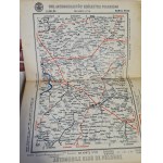 MAP OF THE KINGDOM OF POLAND with indication of cities, settlements, villages, chambers, railroads, beaten roads, postal tracts and rivers for the use of ...Edition of the Automobile Society of the Kingdom of Poland