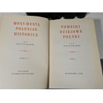 POMNIKI DZIEJOWE POLSKI (Monumenta Poloniae Historica ) Bände I-VI