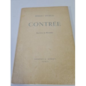 DESNOS Robert - CONTREE Litografie PABLO PICASSO Paryż 1944